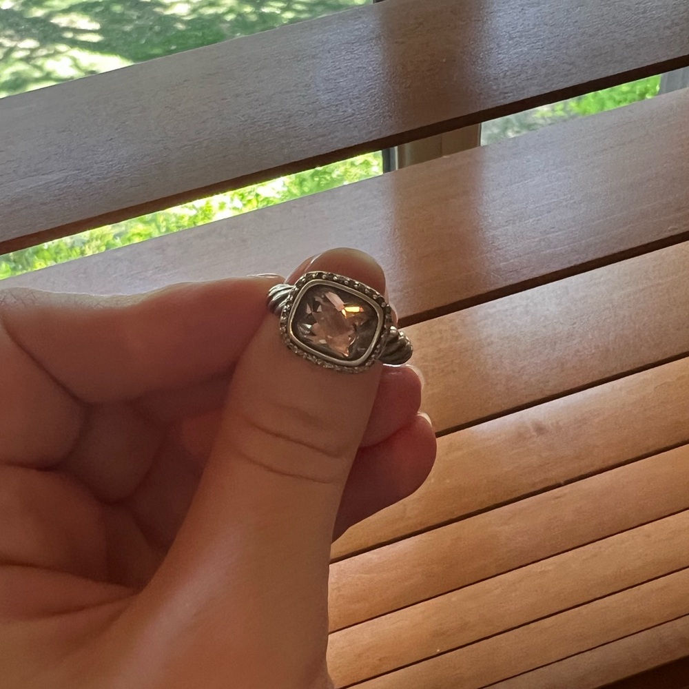 David Yurman Morganite Ring!